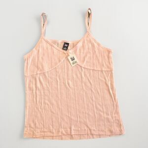 Y2K GAP Pink Cami Tank Top w Bow And Lace Size XL‎ (2005 Vintage NWT) Bella Swan